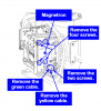 Replacement of the magnetron on the radar