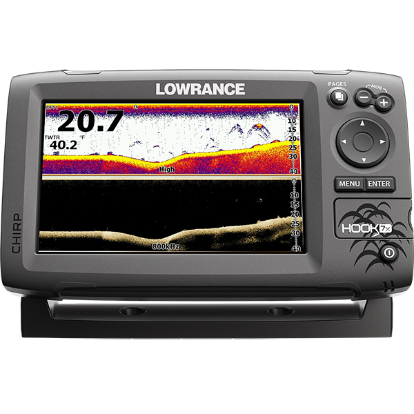 Lowrance Hook-7x Mid/High/DownScan™ 1