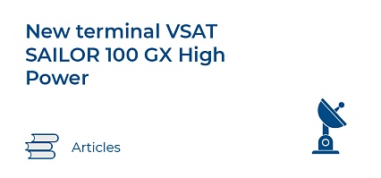 New terminal VSAT SAILOR 100 GX High Power