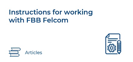 Instructions for working with FBB Felcom