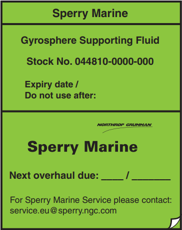 Поддерживающая жидкость Sperry №044810
