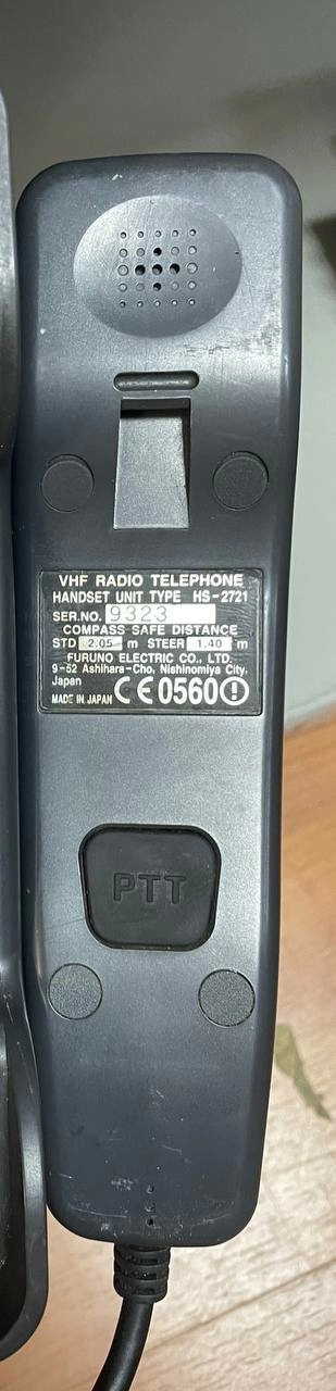 VHF Radio Telephone Type 2721 handest HS-2721 s/n 9323 б/у на проверку 1