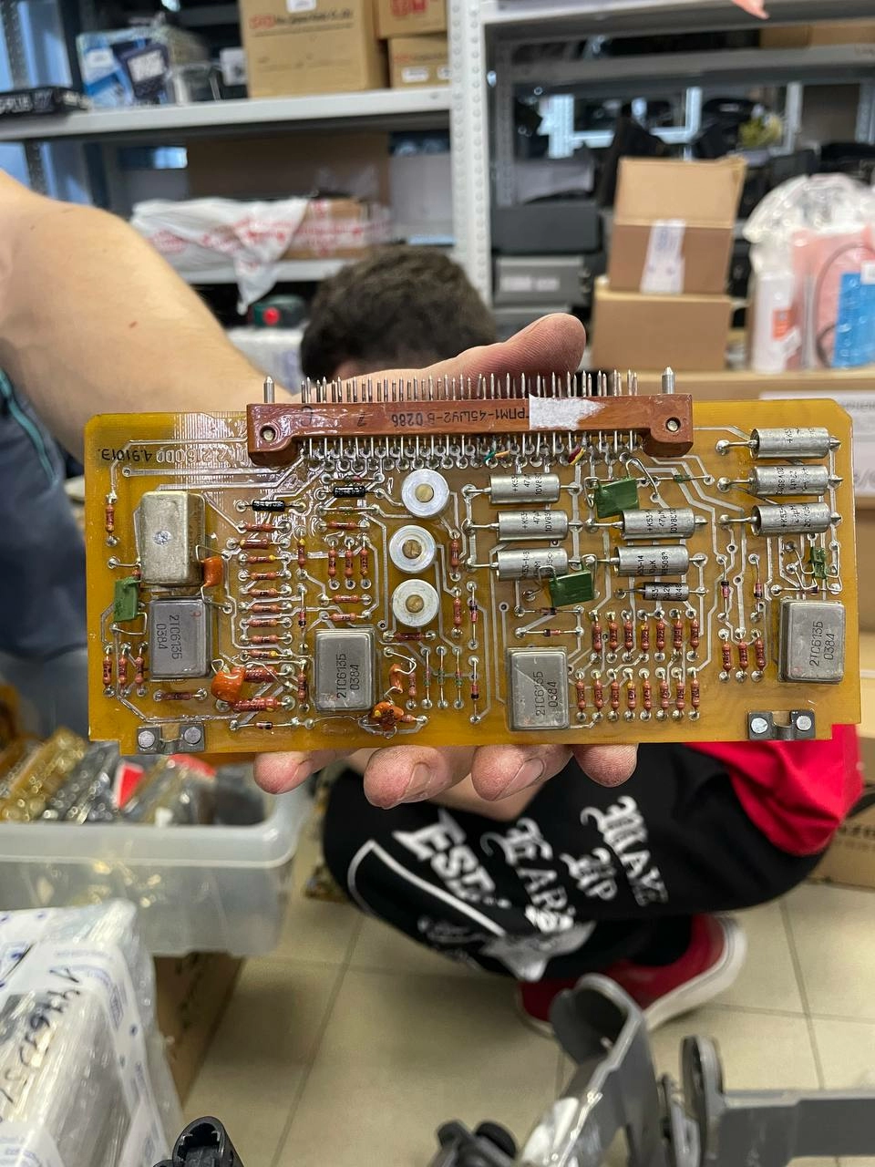 Плата для эхолота "НЭЛ" ЛК2.216.000 б.у. s/n 4.9101 на проверку 1