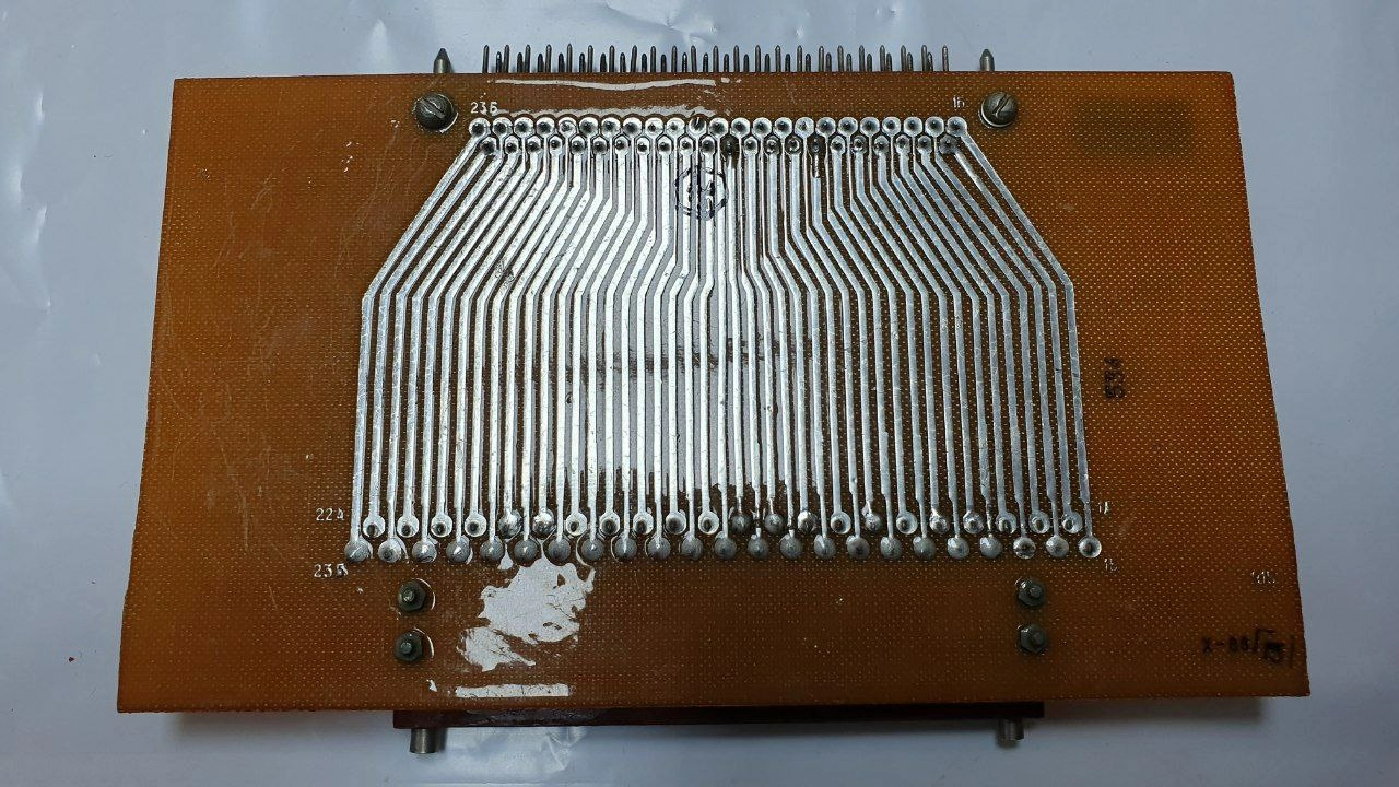 Плата переходная для НЭЛ 36, x88 б.у. s.n 534 на проверку 1