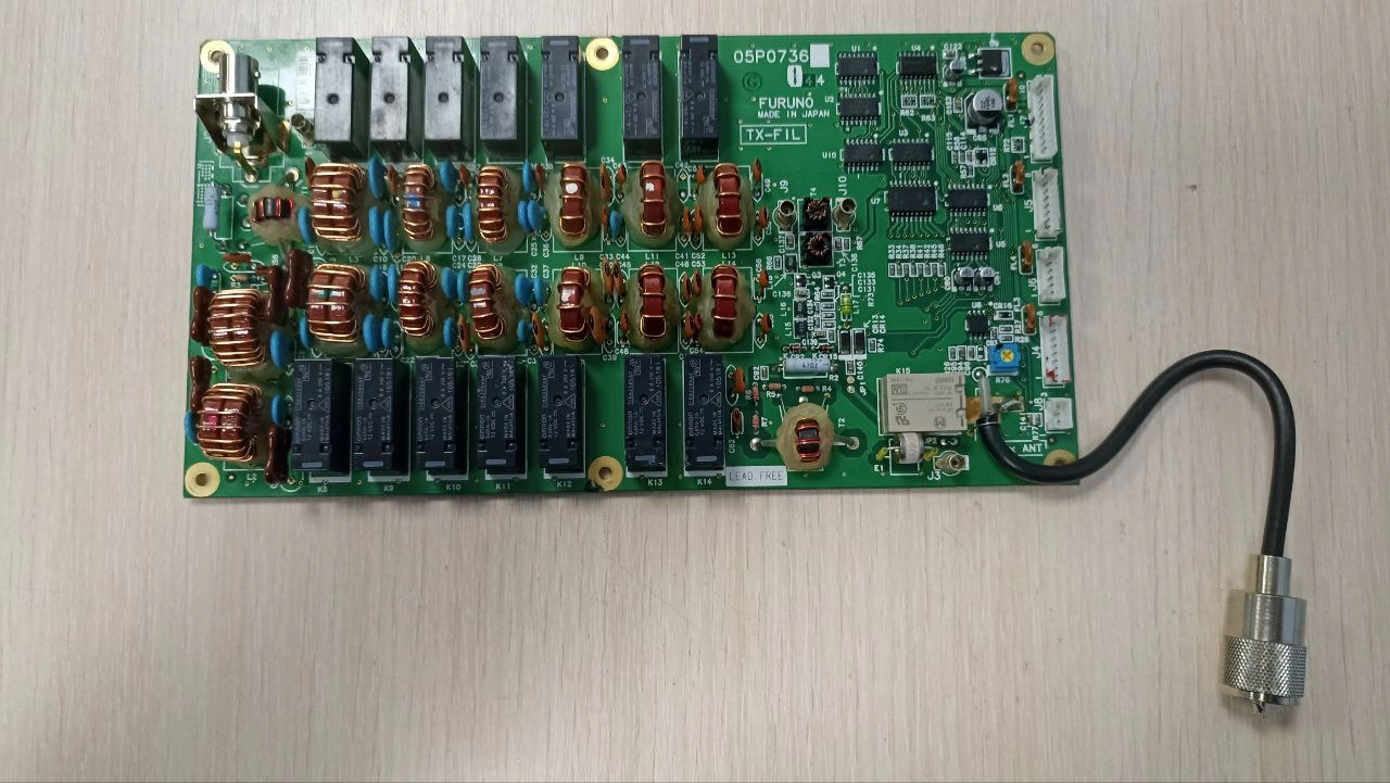 Плата фильтров трансивера Furuno 05P0736 s/n 03725413 б.у. не раб. 1
