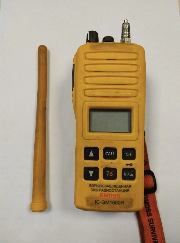 носимая взрывобезопасная радиостанция ICOM IC-GM1600R (PPP) s/n 1701070 б/у на проверку 1