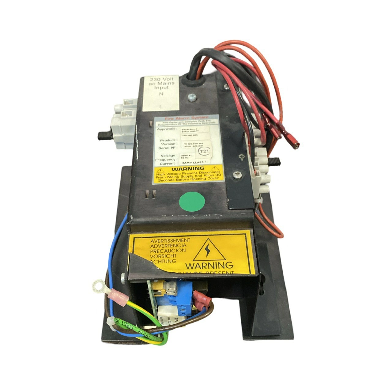 Система пожарной сигнализации Minerva W 125-500-656 s/n 4531, б/у, рабочее 1