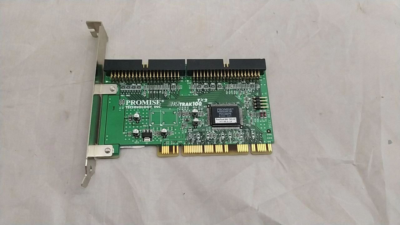 Плата PCI FastTrak100 TX2 б.у. s.n L51032406015 на проверку 1