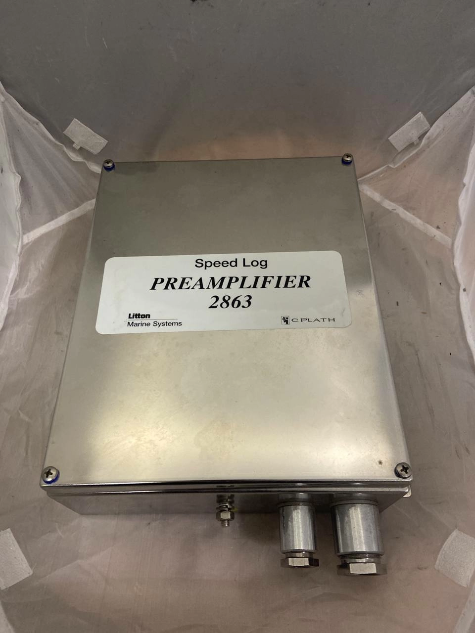 Sperry Marine Speed Log PreamPlifler Type 2863 AA б.у s.n 7159  на проверку 1