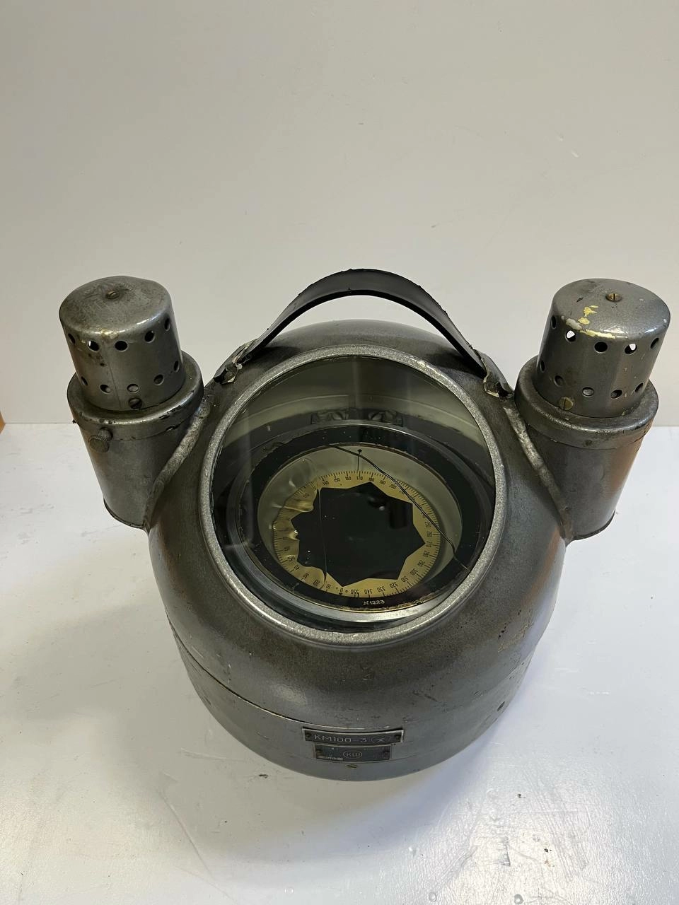 Шлюпочный Магнитный Компас КМ100-3 s.n 1223 б.у рабочее 1