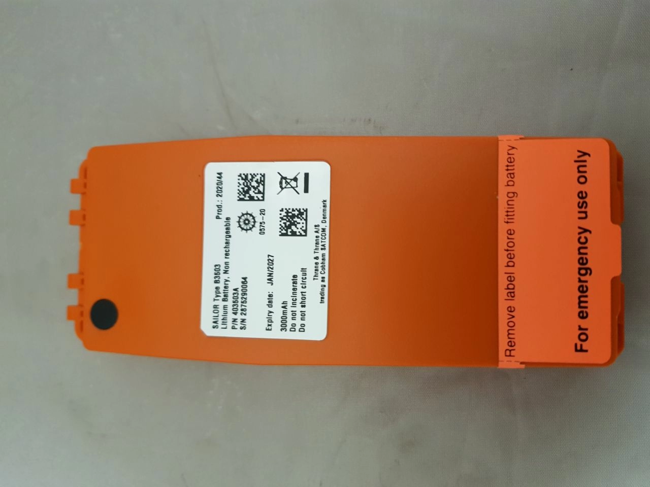 Батарея Sailor B-3503 б.у s.n 2875290064 рабочее 1