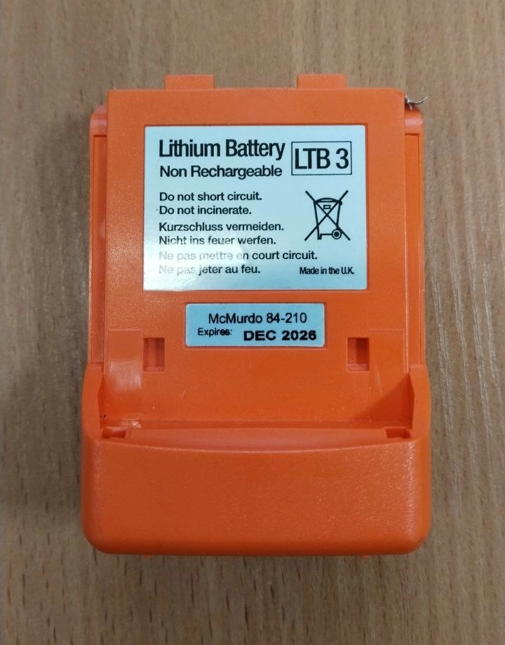 Батарейка LTB 3 McMurdo 84-210, б.у, рабочее 1