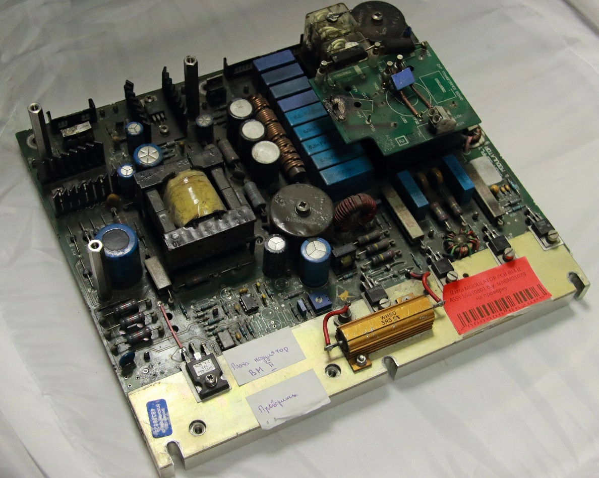 Плата MODULATOR PCB BM II ASSY 65610801 б.у. s/n BM01079 на проверку 1