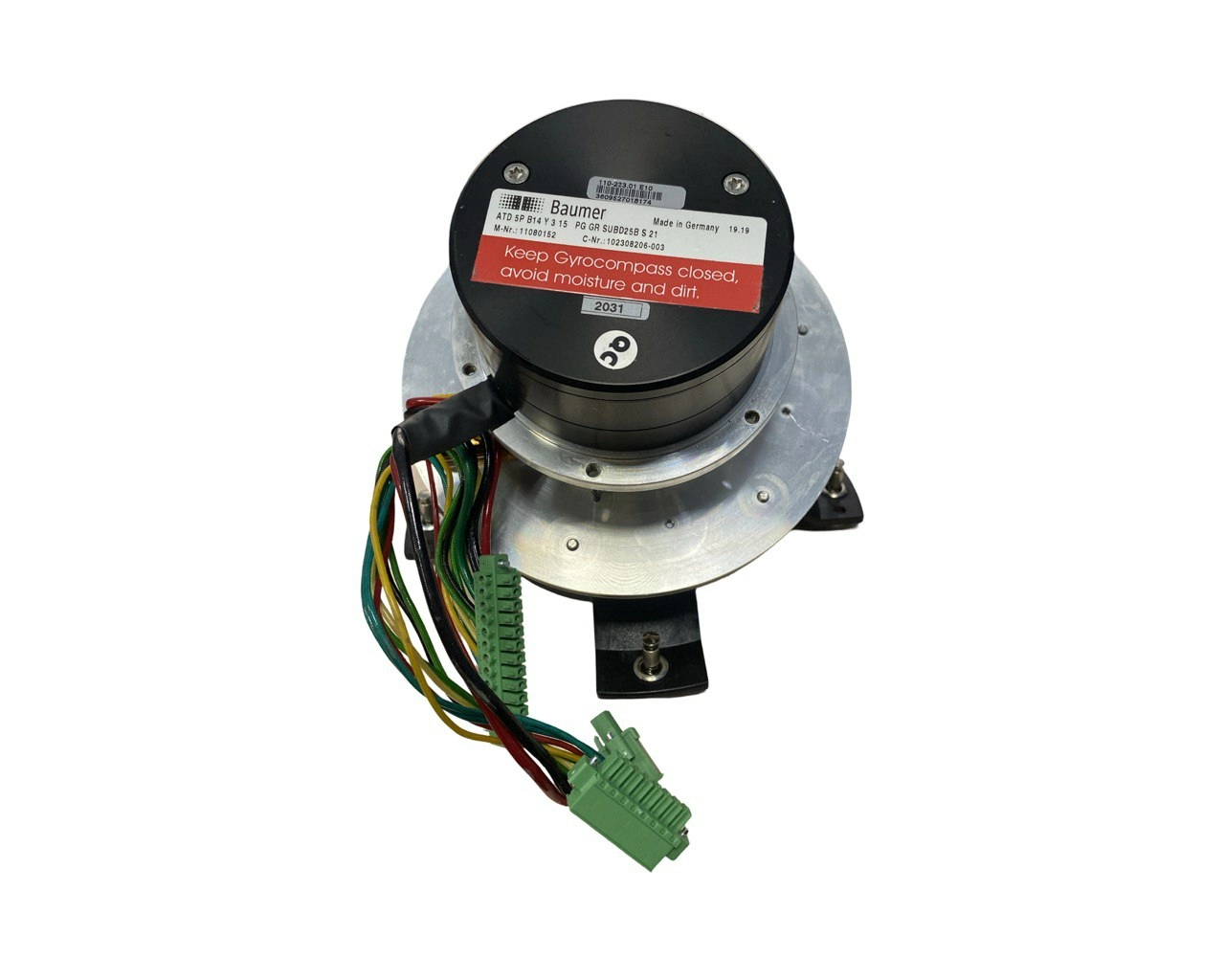 Энкодер Baumer ATD-5P-B14-Y-3-15 PG GR SUB25B S 21 s.n 3609527018174, б.у, на проверку 1