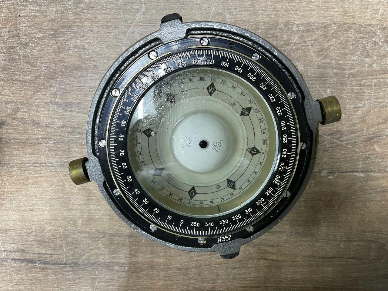 Магнитный компас КМ-127 s.n 357 б.у рабочее 1