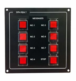 Панель управления SPA-REM7
