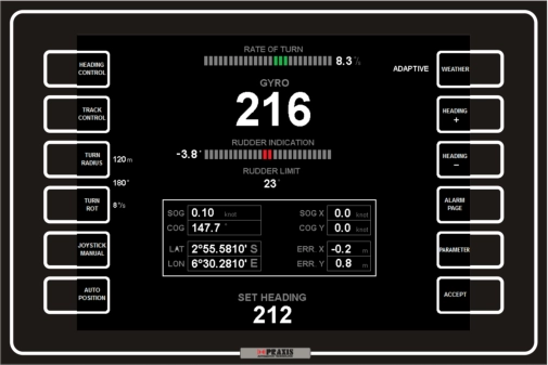 Система управления курсом судна (HCS) Praxis