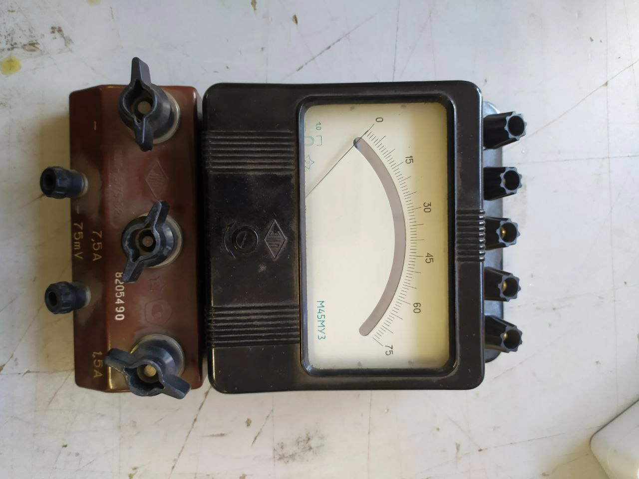Амперметр М45МУЗ б/у б/s/n на проверку 1