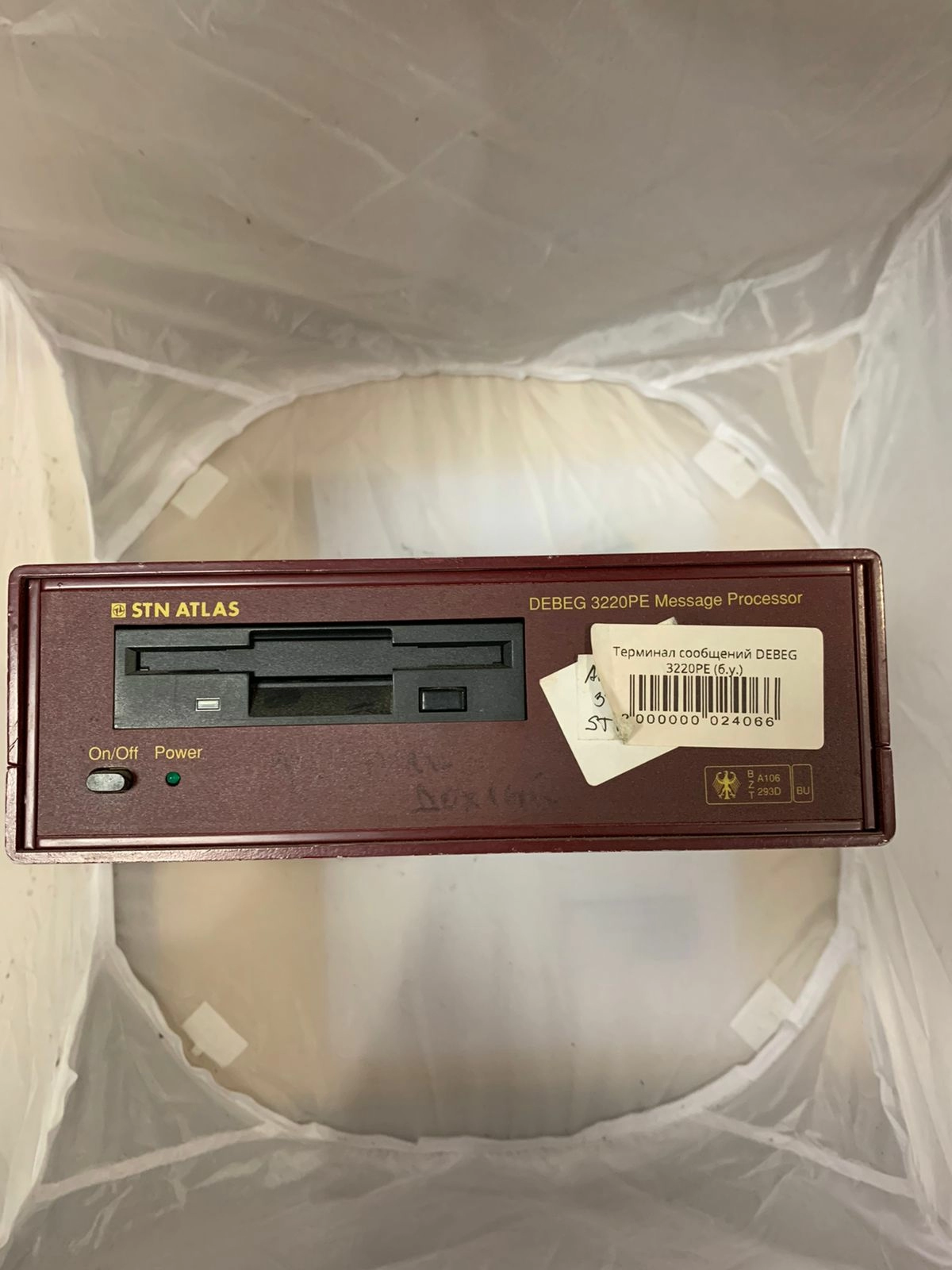 Терминал сообщений DEBEG 3220PE (б.у.) s/n 98743061 на проверку 1