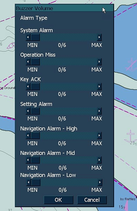 Настройки безопасности ECDIS