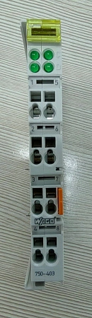 4-кан. модуль дискретного ввода Wago 750-403, s.n СПБ-637368, б.у, на проверку