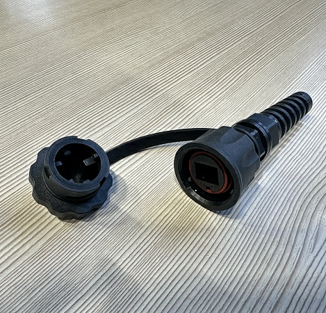 Промышленный разъем RJ-45 (8P8C) под витую пару Hyperline