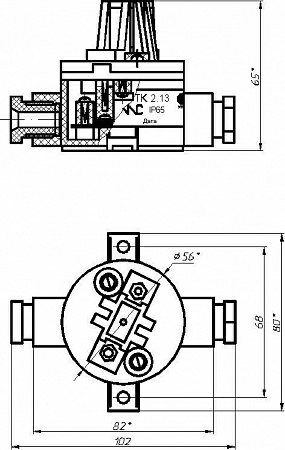 Установка пожарной сигнализации УПС-ТПС