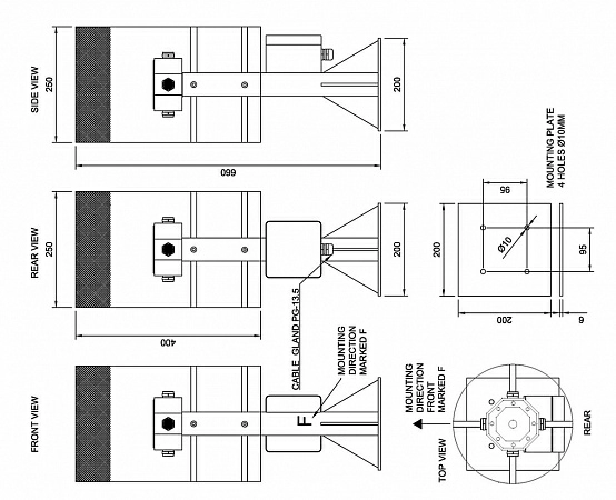 Система приема внешних звуковых сигналов Zenitel VSS-MU