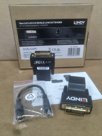 Удлинитель Cat.6 DVI-D single link extender