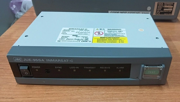 Мобильный терминал Inmarsat Mini-C JRC JUE-95SA, s.n GR13842, б.у, рабочее