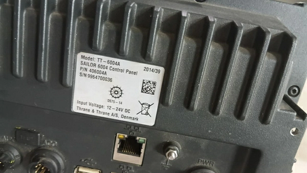 Control Panel Sailor 6004, p.n 406004A, s.n 9964700036, б.у, рабочее