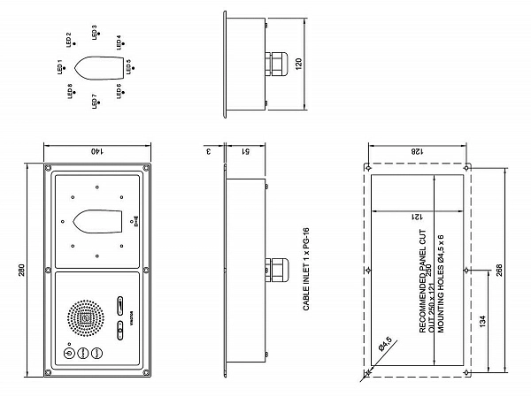 Система приема внешних звуковых сигналов Zenitel VSS-SP