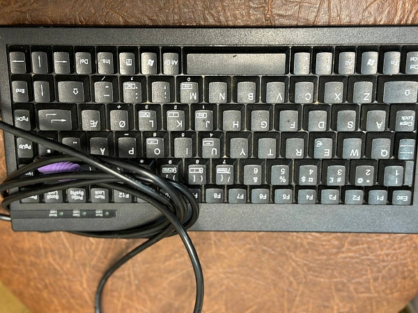 Клавиатура ACK-595 s/n 511048880V3 (PS/2) б/у на проверку