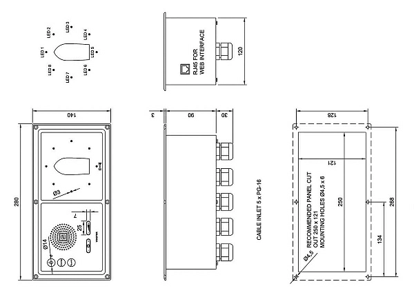 Система приема внешних звуковых сигналов Zenitel VSS-MP