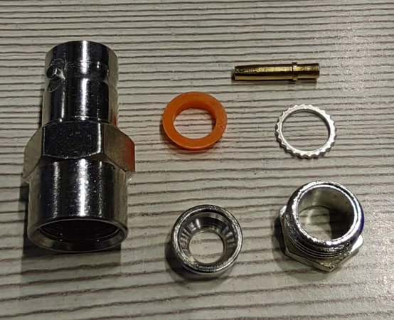 Разъем BNC-7025, HYR-0102 (GB-102), RG-6