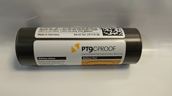 Гидроакустический датчик без аккумулятора Novega PT9 C-PROOF s/n CP114138 б/у на проверку