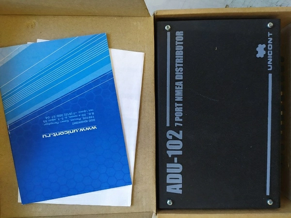 Усилитель-размножитель NMEA ADU-102 б/у б/s/n на проверку