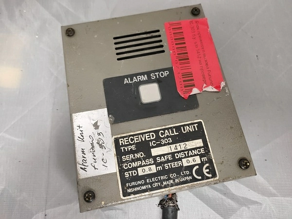 Блок принятого вызова Furuno IC-303 б.у. s/n 1412 на проверку