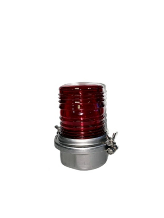 Фонарь круговой красный СОФ-901-07 s/n 159, б/у, на проверку (стационарный)
