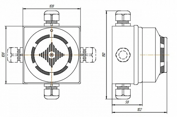 Пожарный извещатель ИК65 IP44