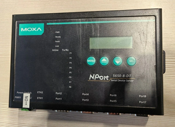 MOXA NPort 5650-8-DT s/n TAGKE1009266