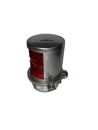 Фонарь кормовой красный проблесковый СОФ-901-04КП Led Winterization s/n 052, б/у, на проверку