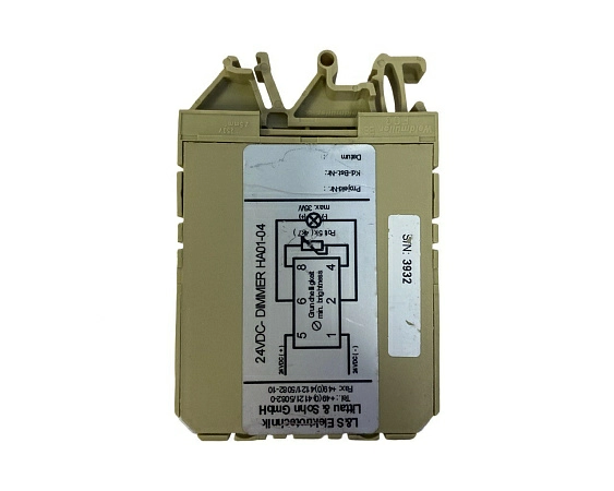 Диммер Littau Sohn HA01-04 24VDC s.n 3932, б.у, на проверку