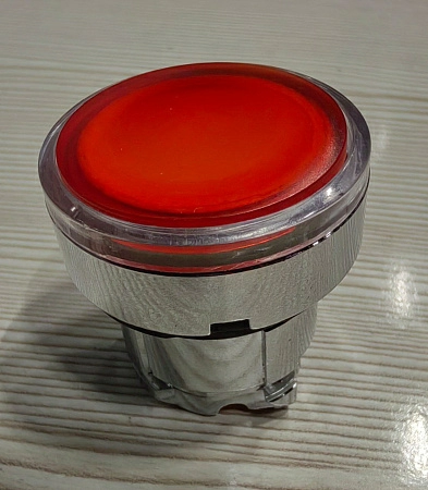 Механизм кнопки исполнительный XB4, красный, плоский, с фиксацией