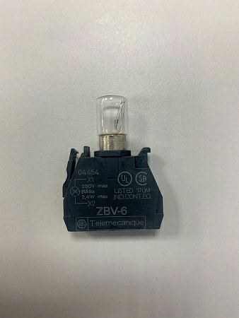 Блок с подсветкой Schneider Electric ZBV-6 (Лампа накаливания)