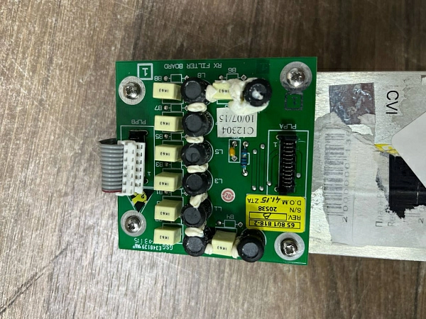 Плата RX Filter Board 65 801 818-2 s.n 20538 б.у рабочее