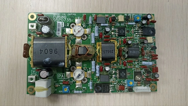 Плата усилителя трансивера Furuno 05P0735 s/n 04531570 б.у. не раб