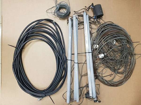 Дипольная антенна типа T2-FD(L)-500 (диапазон 2-30МГц) б.у б/s.n на проверку