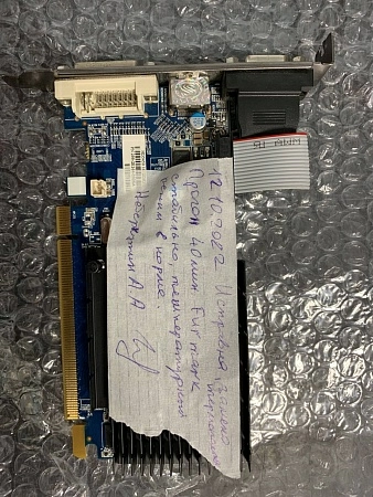 Видеокарта HD5450 s/n A111200033402 б/у