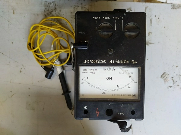 Мегаомметр ЭС020212 б/у s/n 35426 на проверку